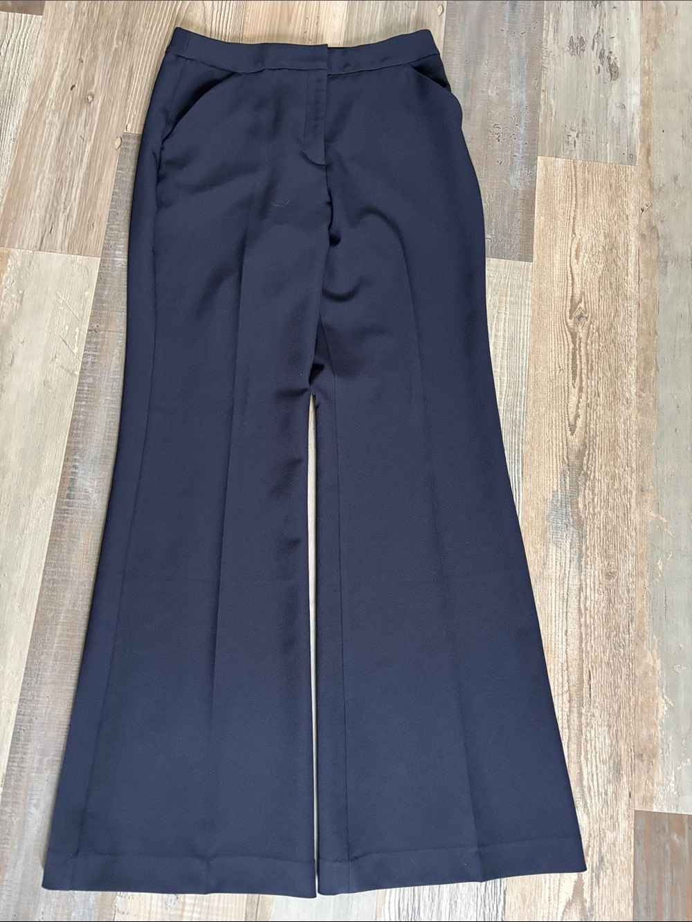 Express Wide-Leg Dress Pants in Navy